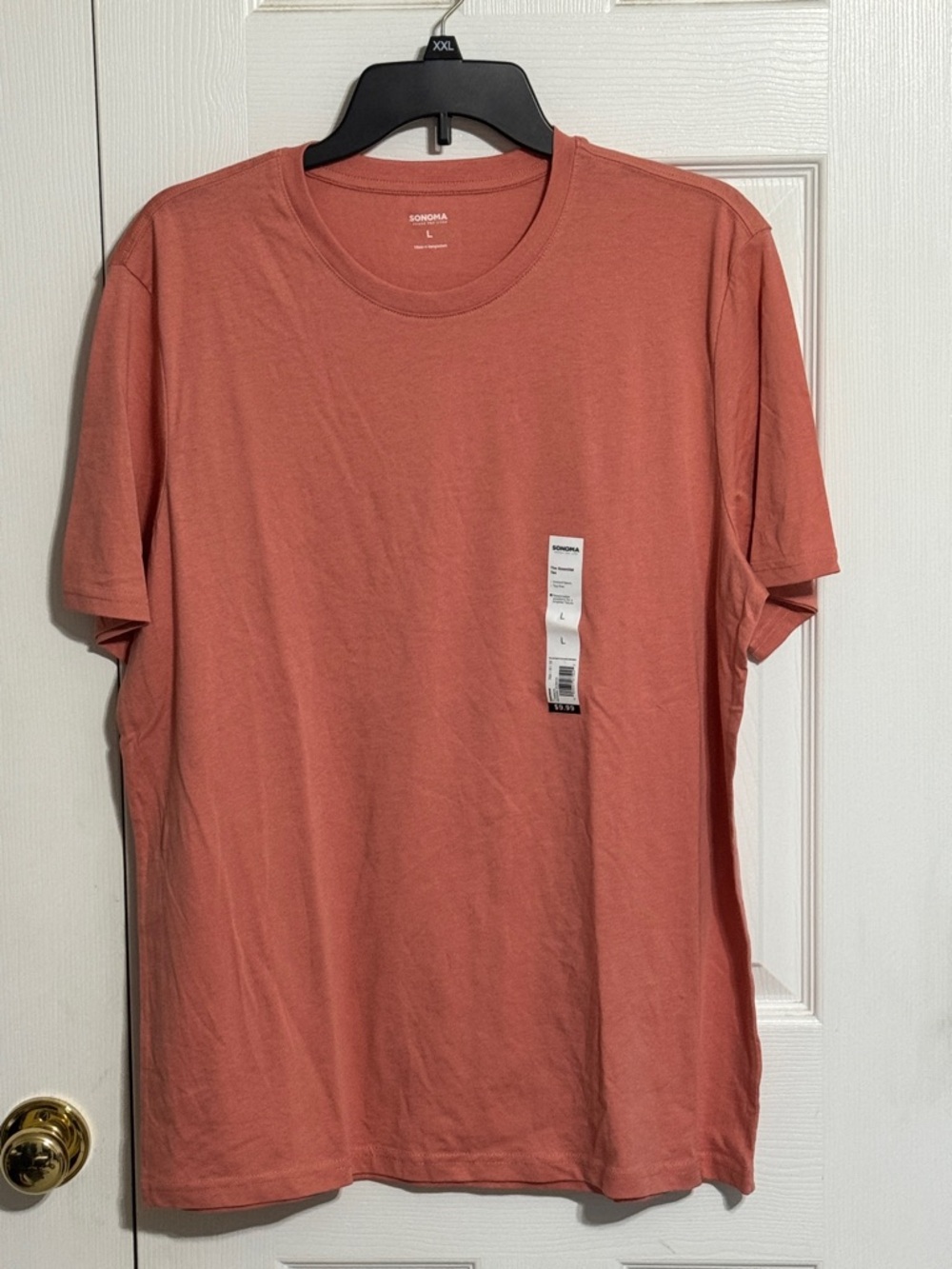 Sonoma Men Short-Sleeve Crew Tee - Dusty Coral